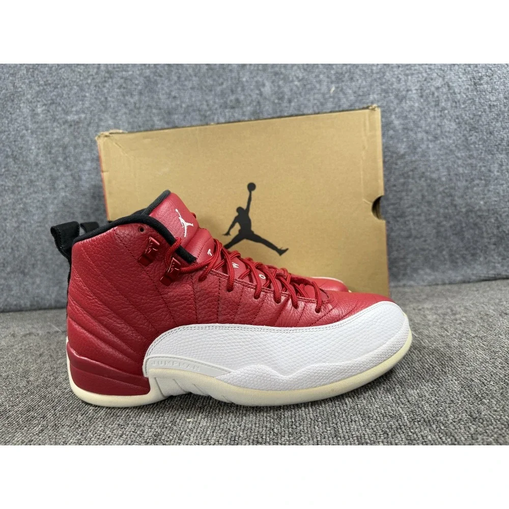 Nike Air Jordan 12 Retro Gym Red Shoes Mens 10 Red White Basketball 130690 600